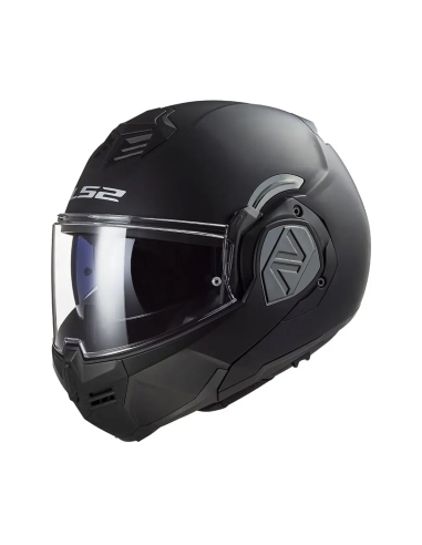 Casco de moto modular LS2 FF906 Advent Solid Negro