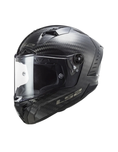 LS2 FF805 Thundre Gloss Carbon Gloss Black Vollvisier Sportmotorradhelm