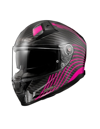 LS2 FF811 Vector II C GL Violet Casco da moto integrale per incidenti stradali