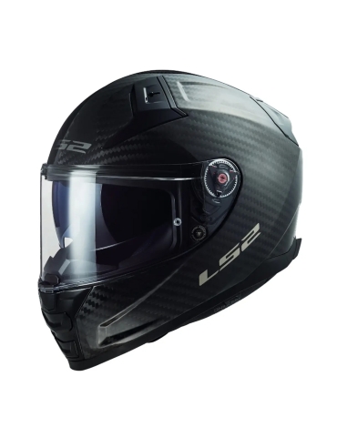 Capacete de motociclista LS2 FF811 Vetor II em carbono brilhante