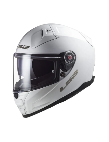 LS2 FF811 Vector II casco da moto sportivo integrale bianco solido