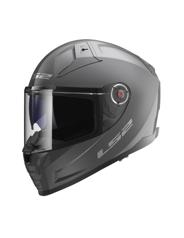 LS2 FF811 Vector II solid nardo grey full face touring motorbike helmet