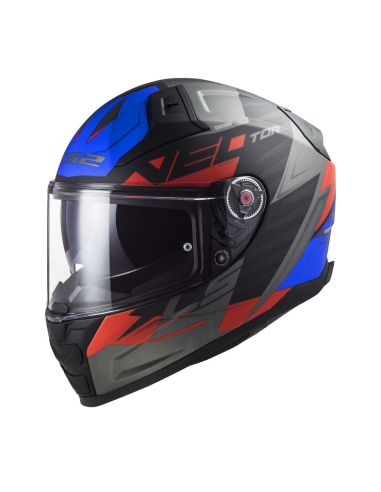 LS2 FF811 Vector II absolute matt black red blue full face motorbike rider helmet