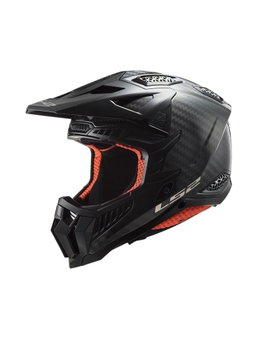 LS2 MX703 c x-Force Casque de moto d'aventure tout-terrain en carbone solide