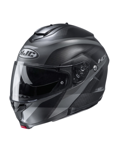 Casco moto HJC C91 Taly MC5SF grigio nero modulare Flip up