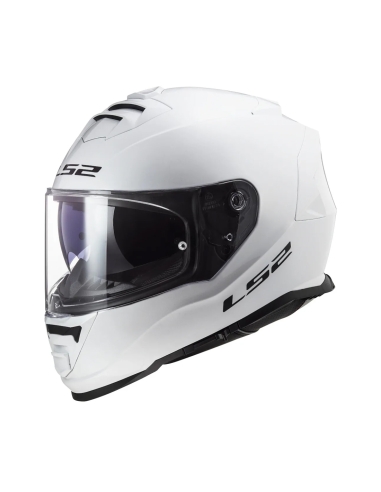 LS2 FF800 Strom II Solid White Casco integral para moto de carretera