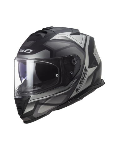 LS2 FF800 Strom II faster matt titanium full face motorbike racing helmet