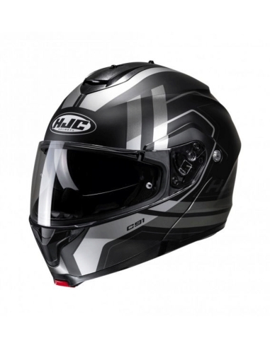 HJC- C91 OCTO MC5SF schwarz silber Vollvisier Motorrad-Rennradhelm