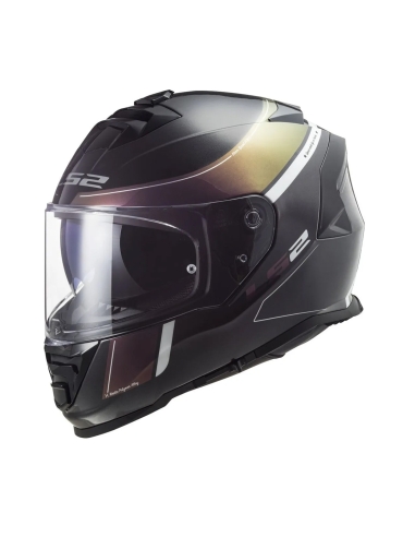 LS2 FF800 STORM VELENT BLACK RAINBOW CASCO INTEGRALE TOURING PER MOTOCICLISTI