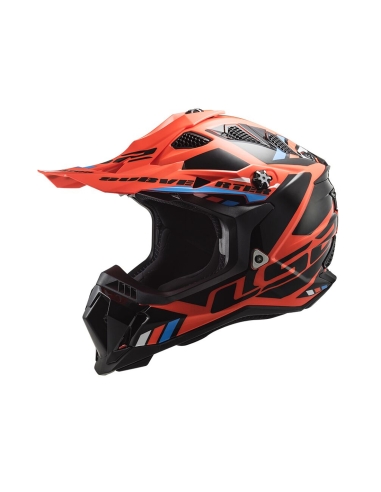 LS2 MX700 Subverter evo stomp Orange Black Off Road Motorbike Motocross Helmet