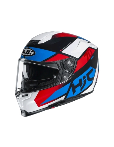 Casco HJC RPHA 70 azul rojo blanco integral para moto de carretera