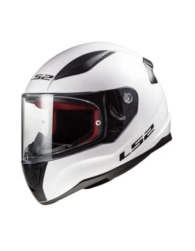 LS2 FF353 Rapid solid blanco Casco de moto Sports Touring integral