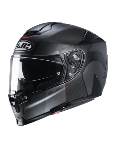 Casque de moto intégral HJC RPHA 70 WODY MC5SF gris mat