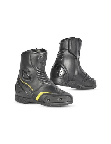 BELA - Botas Piel Faster 2.0 Negro/Amarillo Fluor