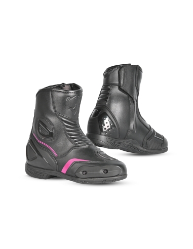 Bela Faster 2.0 Lady Botte Moto Piste Noir/Rose