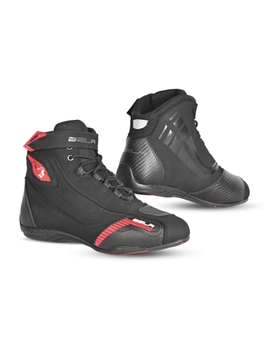 BELA - Botas Piel Kiva Man BLACK/Red