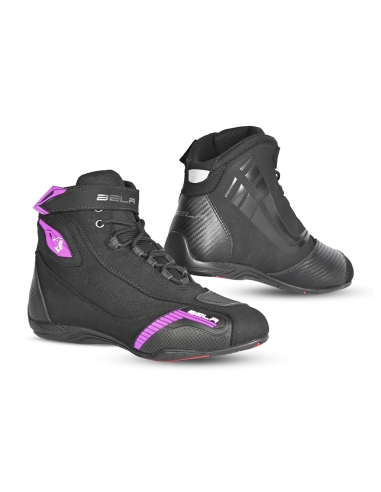 BELA - Botas Piel Kiva Lady Negro/Purpura