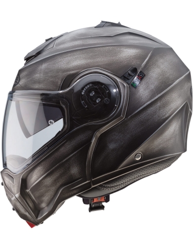 Caberg Droid Iron, casco da moto sportivo con frontino ribaltabile