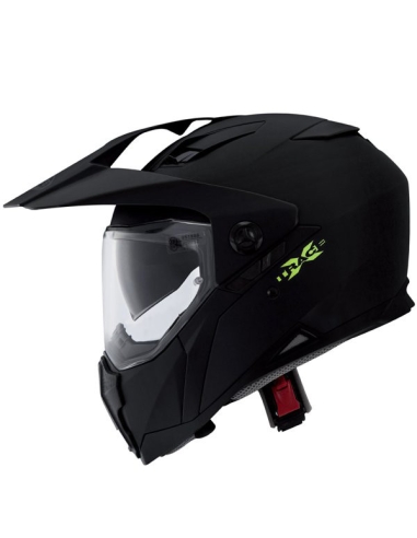 Casco de moto de aventura integral negro mate Caberg X Trace