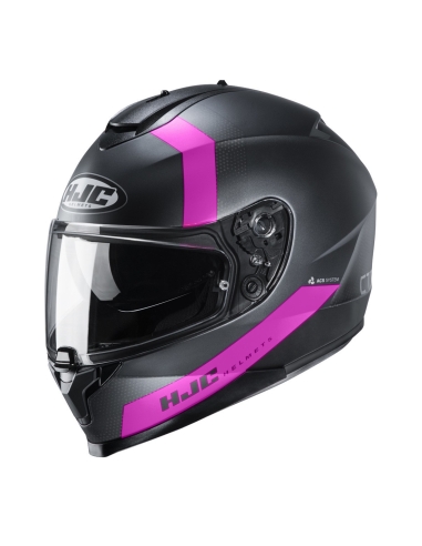 Casque de moto intégral HJC C70 EURA MC8SF à double visière