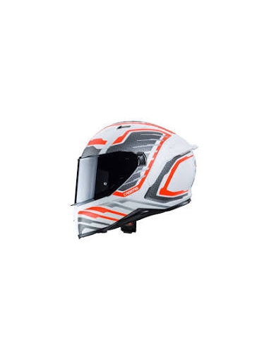 ABERG-Casco AVALON FORGE MATT WHITE/ORANGE FLUO/ANTHRACITE casque moto intégral touring