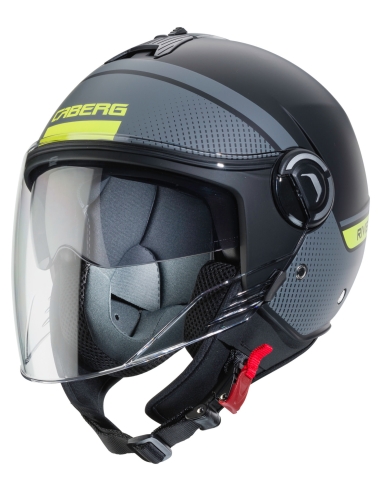 Casque jet d'équitation urbaine Caberg Riviera V4 Elite Scooter