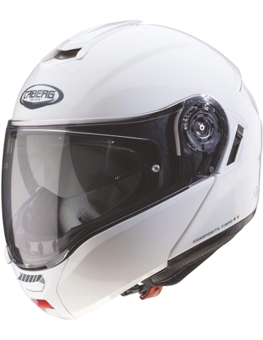 Suporte para motocicleta CABERG-Casco Levo em metal modular branco