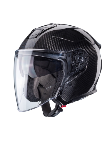 Casco jet da equitazione urbano per moto Caberg Flyon Carbon