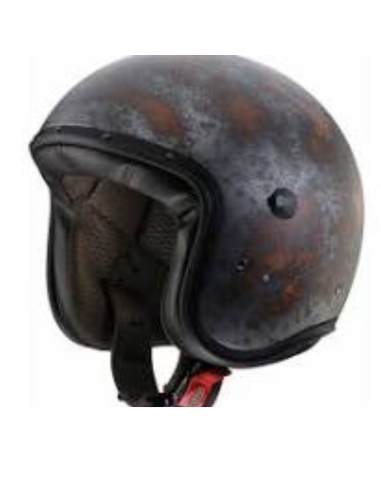 CABERG-Casco Freeride Rusty preto capacete de motociclismo leve de face aberta