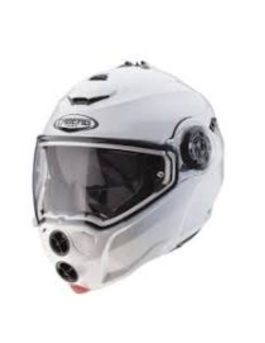 CABERG-Casco DROID METAL/WEISS Vollvisier-Motorradhelm mit geringem Gewicht