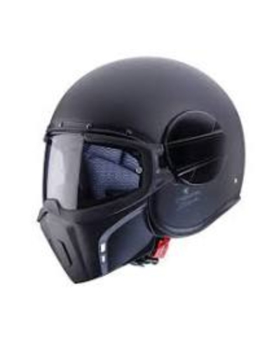 CABERG-Casco Ghost MATT Casco moto da equitazione aperto nero