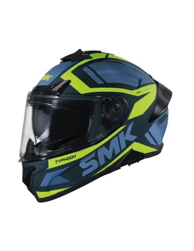 SMK - TYPHOON THORN MATTE DECORATED FULL FACE MOTORBIKE RACING HELMET (MA848)