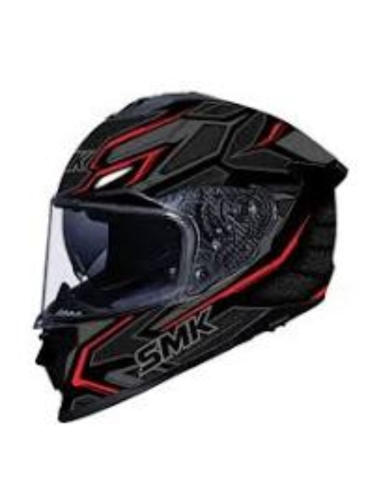 Capacete integral SMK TITAN PANTHER DECORADO MATE (MA263) para motociclismo