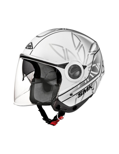 Casco de moto abierto SMK Cooper Essence decorado brillo GL162