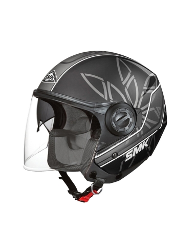 SMK Cooper Essence decorado mate MA261 casco de moto open face urbano touring