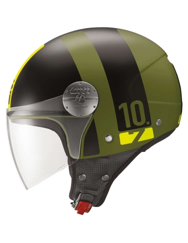 Givi 107 Mini J Solid Motorrad Touring Jethelm Gelb