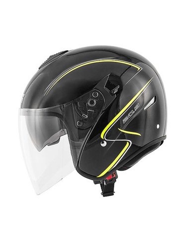 Casco Jet Givi Jet 209 Moto Touring Gliese Negro