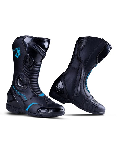 Bela Strip Lady Racing Boot Black/Blue