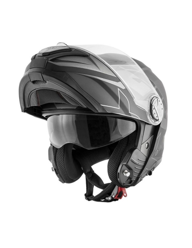 Capacete modular GIVI Mod X.23 Sydney Eclipse preto titânio fosco