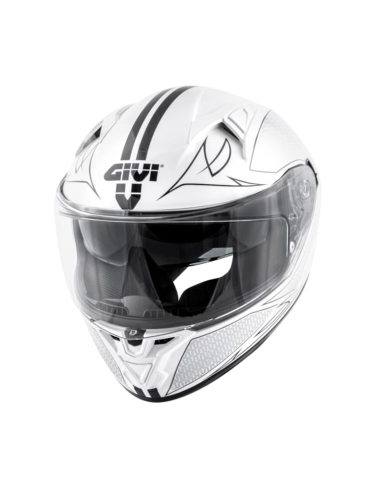 GIVI 50.6 Stoccarda Splinter casque intégral de moto de tourisme blanc noir