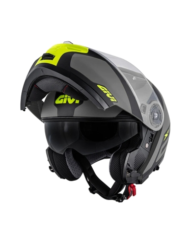 Givi X.21Challenger Spirit grau Schwarz gelb Touring Modularer Motorradhelm