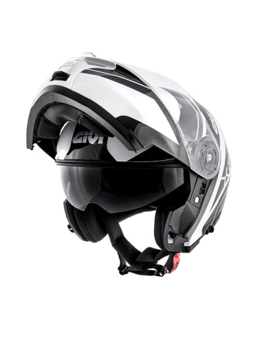 Givi X.21 Challenger Globe Casco de moto modular negro blanco