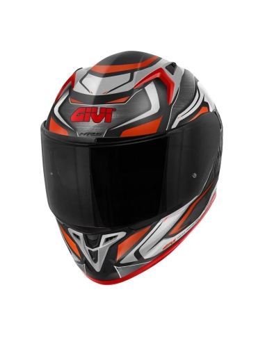 Givi 50.8 Racer Noir Titane Rouge casque de moto de course intégral