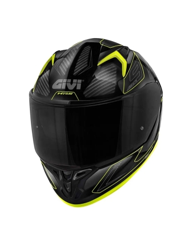 Givi 50.9 Atomic Noir Titane Jaune Casque De Moto Intégral