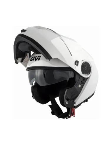 Casco da moto modulare integrale GIVI X.20 Expedition bianco solido