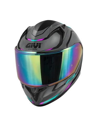 Givi 50.8 MACH1 lady casque de sport moto intégral titane noir rose