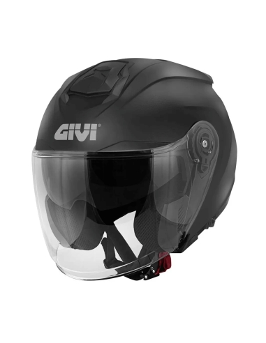 Givi X.25 TRACE Jet Helmet Motorcycle Street Riding Solid Black