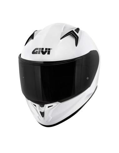 Givi 50.7F Solid White Full Face Road Crash motorbike helmet