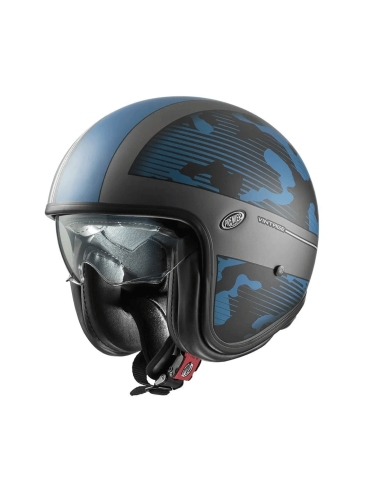 casco de moto scooter premier vint dx 12 bm open face