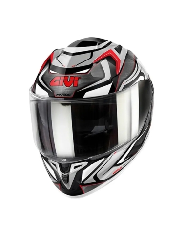 GIVI - 50.9 ATOMIC BLACK PLATA FULL FACE CAPACETE DESPORTIVO PARA MOTOCICLISMO